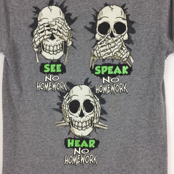 Boys Homework Graphic Tee - Picture 3 of 7